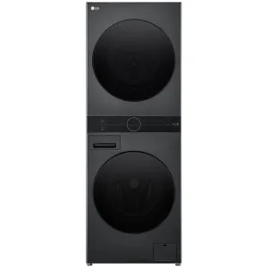 LG WashTower 12kg/10kg Compact All-In-One Stacked Washer Dryer Black WWT-1210BX by LG, a Washing Machines & Dryers for sale on Style Sourcebook