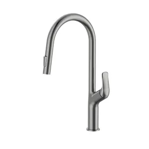 Tela Pull out Sink Mixer Brushed Nickel by Haus25, a Kitchen Taps & Mixers for sale on Style Sourcebook