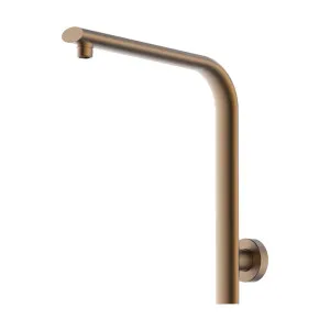 Tela Wall Shower Arm 340 Brushed Copper by Haus25, a Laundry Taps for sale on Style Sourcebook