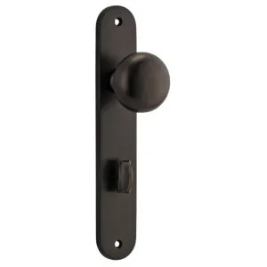 Cambridge Knob Oval Backplate Signature Brass by Iver, a Door Hardware for sale on Style Sourcebook