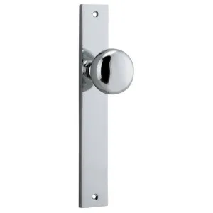 Cambridge Knob Rectangular Backplate Polished Chrome by Iver, a Door Hardware for sale on Style Sourcebook