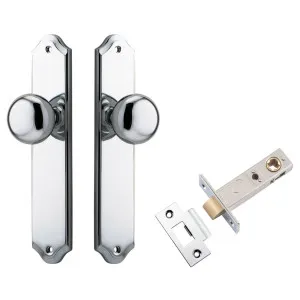 Cambridge Knob Shouldered Backplate Passage Kit Polished Chrome by Iver, a Door Hardware for sale on Style Sourcebook