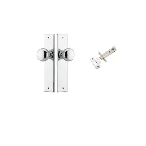 Cambridge Knob Chamfered Backplate Passage Kit Polished Chrome by Iver, a Door Hardware for sale on Style Sourcebook