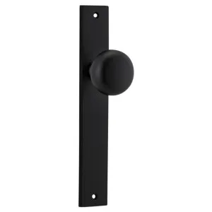 Cambridge Knob Rectangular Backplate Matt Black by Iver, a Door Hardware for sale on Style Sourcebook