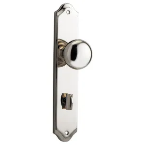 Cambridge Knob Shouldered Backplate Polished Nickel by Iver, a Door Hardware for sale on Style Sourcebook