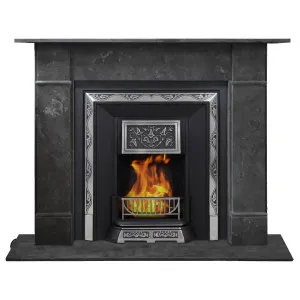 Burford Limestone Mantel, Belgium Black by Schots, a Fireplaces & Accessories for sale on Style Sourcebook