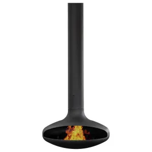 Tarvos Suspended Fireplace, Black by Schots, a Fireplaces & Accessories for sale on Style Sourcebook