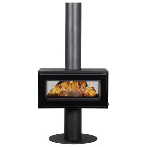 Boxter 87x38.5x84.5cm Steel Wood Heater by Schots, a Fireplaces & Accessories for sale on Style Sourcebook