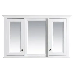 Shaker Timber Mirror Cabinet, White by Schots, a Shaving Cabinets for sale on Style Sourcebook