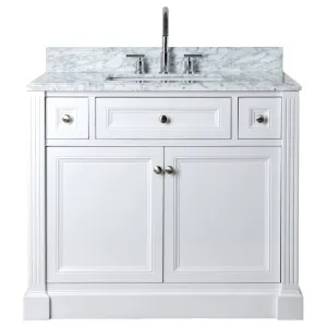 OC Classique 1000mm Marble Top Single White Freestanding Vanity by Schots, a Vanities for sale on Style Sourcebook