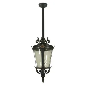 Albany Medium Outdoor Rod Pendant Light, Antique Bronze by Lighting Inspirations, a Fixed Lights for sale on Style Sourcebook