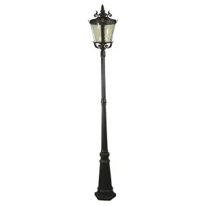 Albany Medium Outdoor Standard Garden Post Light, Antique Bronze by Lighting Inspirations, a Fixed Lights for sale on Style Sourcebook