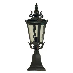 Albany Small Outdoor Pillar Mount, Antique Bronze by Lighting Inspirations, a Fixed Lights for sale on Style Sourcebook