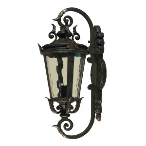 Albany Small Outdoor Wall Light, Antique Bronze by Lighting Inspirations, a Fixed Lights for sale on Style Sourcebook
