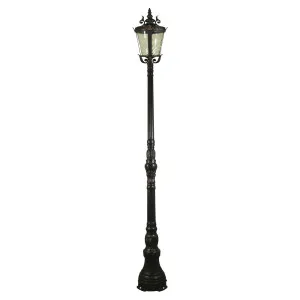 Albany Medium Domain Outdoor Garden Post Light, Antique Bronze by Lighting Inspirations, a Fixed Lights for sale on Style Sourcebook