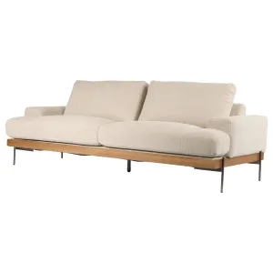 Belman 3 Seater Fabric Sofa, Beige by Schots, a Sofas for sale on Style Sourcebook