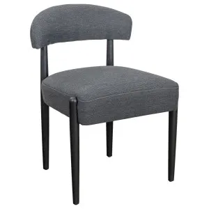 Casal Fabric Dining Chair, Dark Grey by Schots, a Dining Chairs for sale on Style Sourcebook