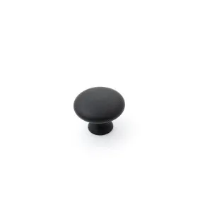 Shaker 35mm Plain Knob, Matt Black by Castella, a Cabinet Hardware for sale on Style Sourcebook