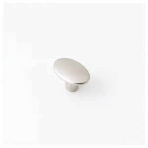 Century 37mm Oval Knob, Satin Nickel by Castella, a Cabinet Hardware for sale on Style Sourcebook