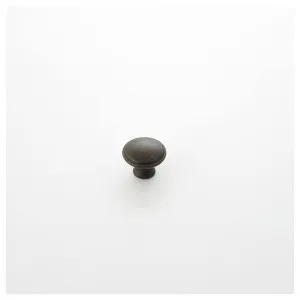 Century 30mm Round Knob, Antique Black by Castella, a Cabinet Hardware for sale on Style Sourcebook