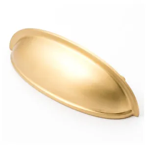 Decade 76mm Cup Pull, Satin Brass by Castella, a Cabinet Hardware for sale on Style Sourcebook