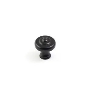 Decade 32mm Fluted Knob, Matt Black by Castella, a Cabinet Hardware for sale on Style Sourcebook
