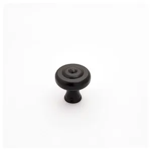 Decade 38mm Fluted Knob, Matt Black by Castella, a Cabinet Hardware for sale on Style Sourcebook