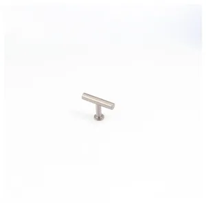 Strand 50mm Solid Brass T-Bar Handle, Dull Brushed Nickel by Castella, a Cabinet Hardware for sale on Style Sourcebook