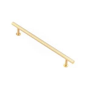 Strand 192mm Solid Brass Handle, Satin Brass by Castella, a Cabinet Hardware for sale on Style Sourcebook