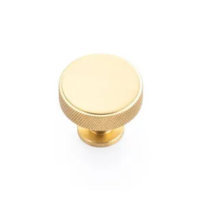 Grove 35mm Knob, Satin Brass by Castella, a Cabinet Hardware for sale on Style Sourcebook