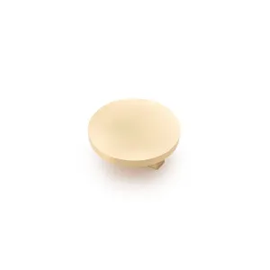 Cove 60mm Round Disc Knob, Brushed Brass by Castella, a Cabinet Hardware for sale on Style Sourcebook