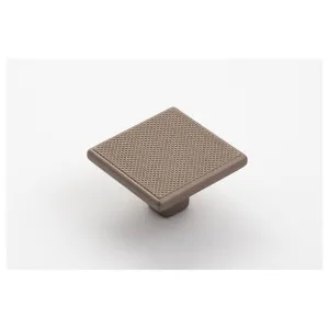 Monaco 35mm Square Knob, Matt Rose Gold by Castella, a Cabinet Hardware for sale on Style Sourcebook