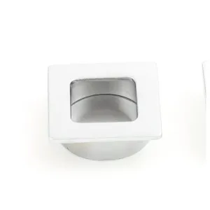 Dune 39mm Square Recessed Pull, Satin Chrome by Castella, a Door Hardware for sale on Style Sourcebook