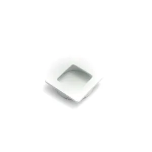 Dune 50mm Square Recessed Pull, Matt White by Castella, a Door Hardware for sale on Style Sourcebook