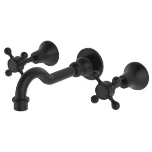 Lillian Wall Set, Matte Black by Fienza, a Bathroom Taps & Mixers for sale on Style Sourcebook