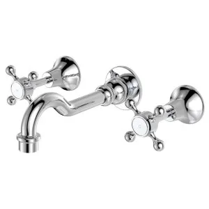 Lillian Wall Set, Chrome by Fienza, a Bathroom Taps & Mixers for sale on Style Sourcebook