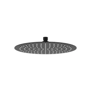 Slice Round Shower Head, 300mm, Matte Black by Fienza, a Shower Heads & Mixers for sale on Style Sourcebook