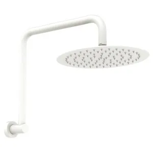 Kaya Gooseneck Shower Arm Set, Matte White by Fienza, a Shower Heads & Mixers for sale on Style Sourcebook