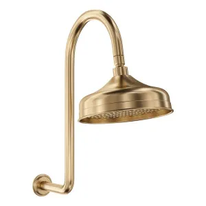 Lillian Wall Arm Urban Brass Shower Set by Fienza, a Shower Heads & Mixers for sale on Style Sourcebook