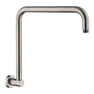 Round Fixed Gooseneck Shower Arm, Brushed Nickel by Fienza, a Shower Heads & Mixers for sale on Style Sourcebook
