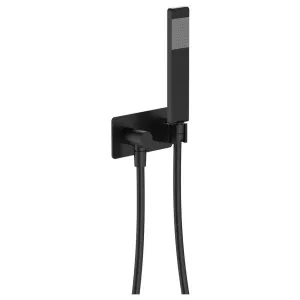 Lincoln Hand Shower, Soft Square Plate, Matte Black by Fienza, a Shower Heads & Mixers for sale on Style Sourcebook