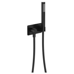 Hustle Hand Shower, Soft Square Plate, Matte Black by Fienza, a Shower Heads & Mixers for sale on Style Sourcebook