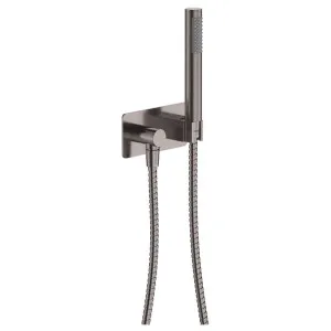 Isabella Hand Shower, Soft Square Plate, Gun Metal by Fienza, a Shower Heads & Mixers for sale on Style Sourcebook
