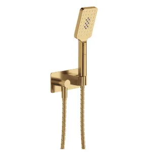 Tono Hand Shower, Soft Square Plate, Urban Brass by Fienza, a Shower Heads & Mixers for sale on Style Sourcebook