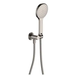 Kaya Hand Shower, Round Plate, Brushed Nickel by Fienza, a Shower Heads & Mixers for sale on Style Sourcebook