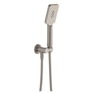Tono Hand Shower, Round Plate, Brushed Nickel by Fienza, a Shower Heads & Mixers for sale on Style Sourcebook