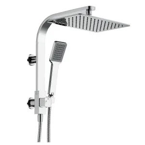 Koko Twin Half-Rail Shower, Chrome by Fienza, a Shower Heads & Mixers for sale on Style Sourcebook