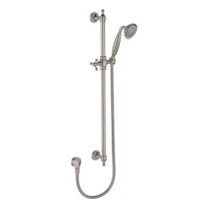 Lillian Rail Shower, Brushed Nickel by Fienza, a Shower Heads & Mixers for sale on Style Sourcebook
