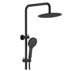 Kaya Twin Shower, Matte Black by Fienza, a Shower Heads & Mixers for sale on Style Sourcebook