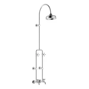 Lillian Exposed Rail Shower & Bath Set, Chrome by Fienza, a Shower Heads & Mixers for sale on Style Sourcebook